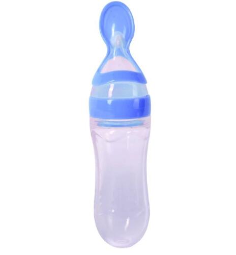 Silicone squeeze-type baby feeding bottle - Image 9