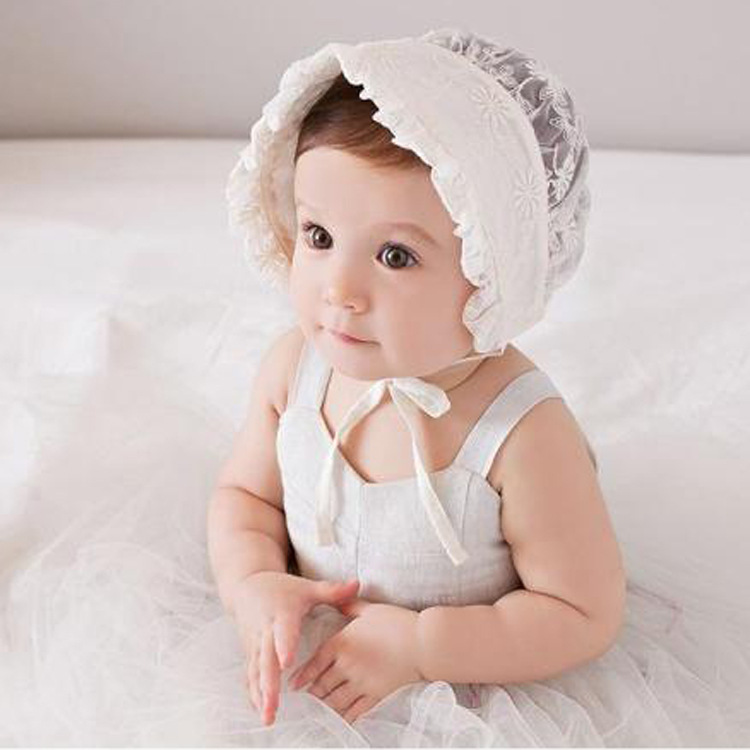 Baby girl's sun hat/fisherman hat - Image 4