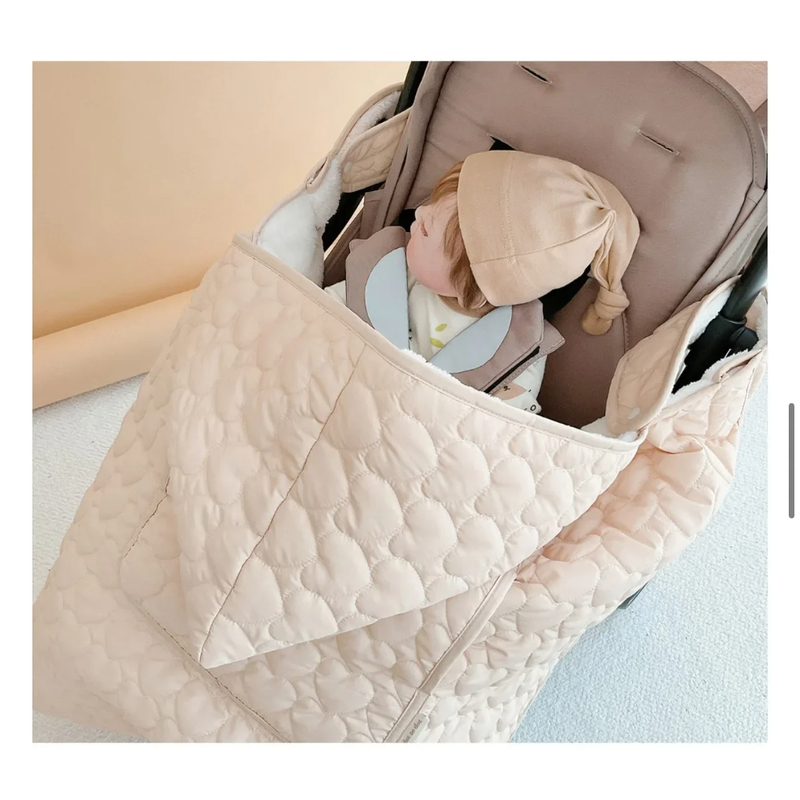 Baby stroller blanket, newborn swaddle - Image 3