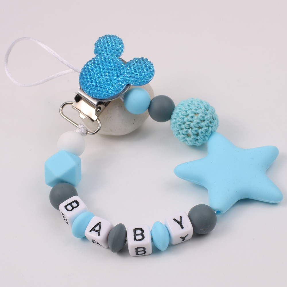 Pentagram-shaped silicone pacifier chain - Image 4