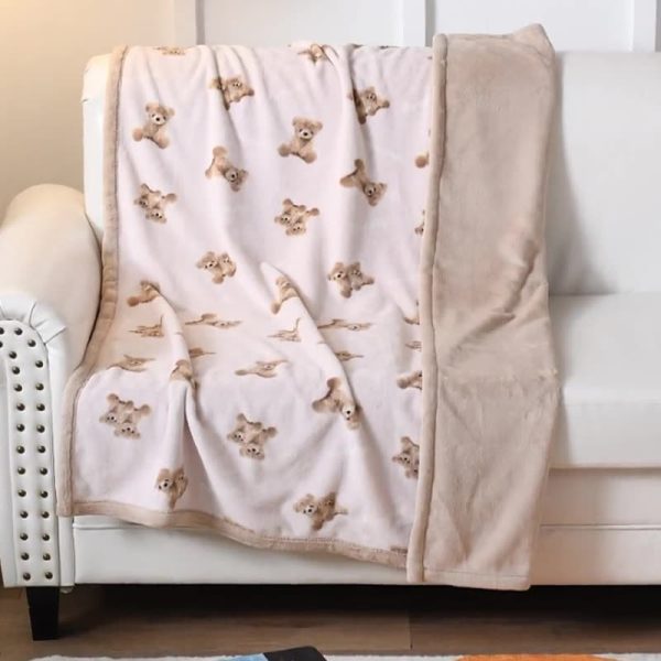 Double-layered, extra-thick milk velvet blanket