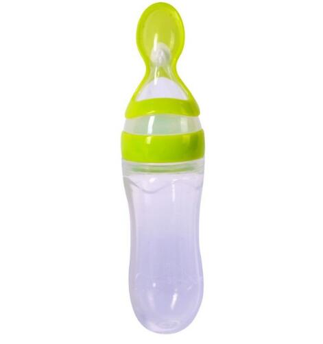 Silicone squeeze-type baby feeding bottle - Image 10